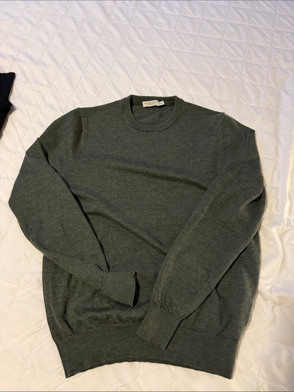 Suitsupply Crewneck Sweater in Dark grey